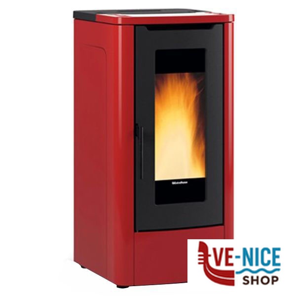 STUFA PELLET TEOREMA BORDEAUX EXTRAFLAME 1295700 - 5 S STUFE PELLET F - immagine 4