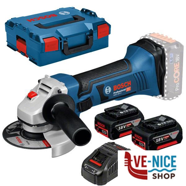 SMERIGLIATRICE BATTERIA 125 GWS18-V-7 PRO BOSCH 0.601.9N9.002 BOSCH ELETTROUTENSILI F - immagine 2
