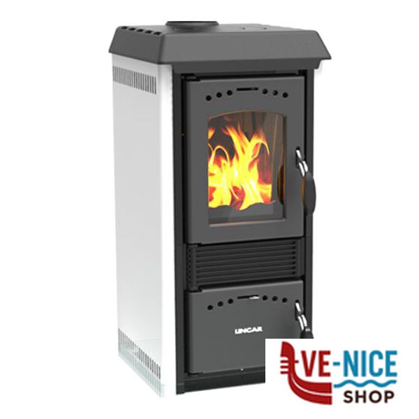 STUFA LEGNA GIOIA BIANCA LINCAR LSLX047065XX0000-4S STUFE LEGNA F - immagine 3