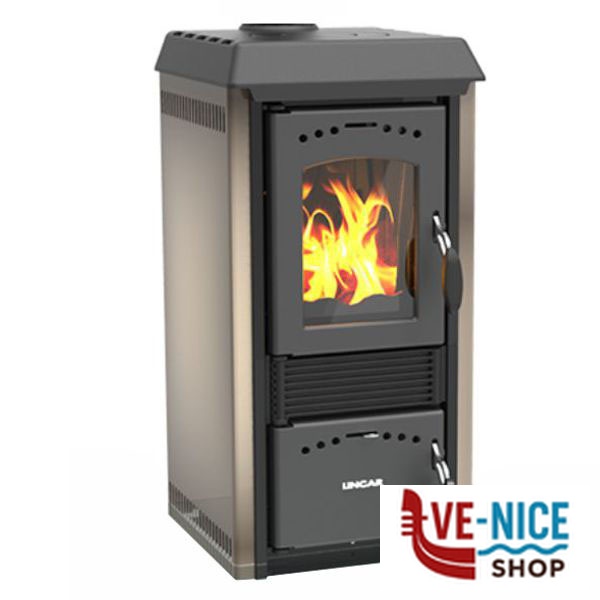 STUFA LEGNA GIOIA CAPPUCCINO LINCAR LSLX047065XX0402-4S STUFE LEGNA F - immagine 3