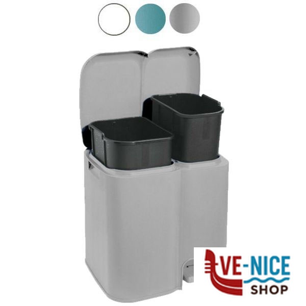 PATTUMIERA DIFFERENZIATA PATTY2 BIANCO TONTARELLI 8105205-112 PATTUMIERE DIFFERENZIATE C - immagine 4
