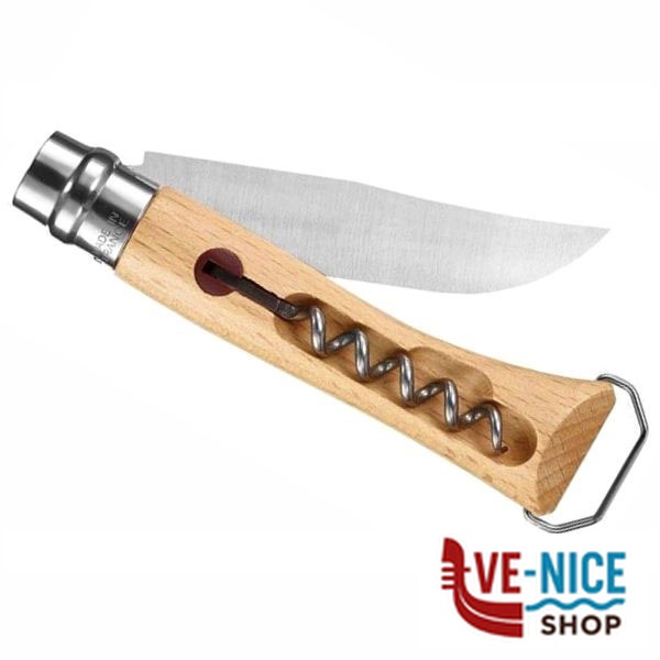 COLTELLO VIROBLOC INOX N.10 CAVATAPPI OPINEL 002578 COLTELLI RONCOLINE F - immagine 3