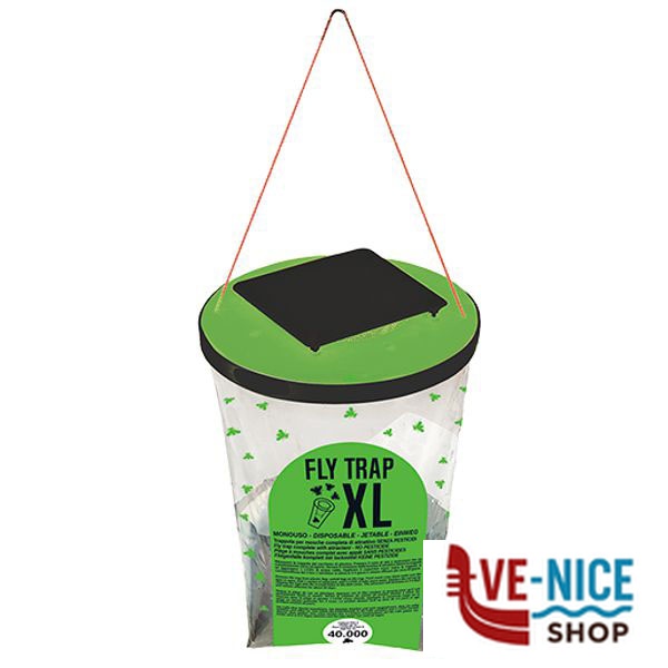 TRAPPOLA ECOLOGICA MOSCHE FLY TRAP XL 22 h 33 ORMA 562 TRAPPOLE INSETTI C - immagine 2