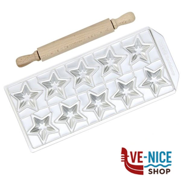 STAMPO RAVIOLI STELLINE 10 RAVIOLAMP IMPERIA 4312 MACCHINE PASTA E ACCESSORI C - immagine 3