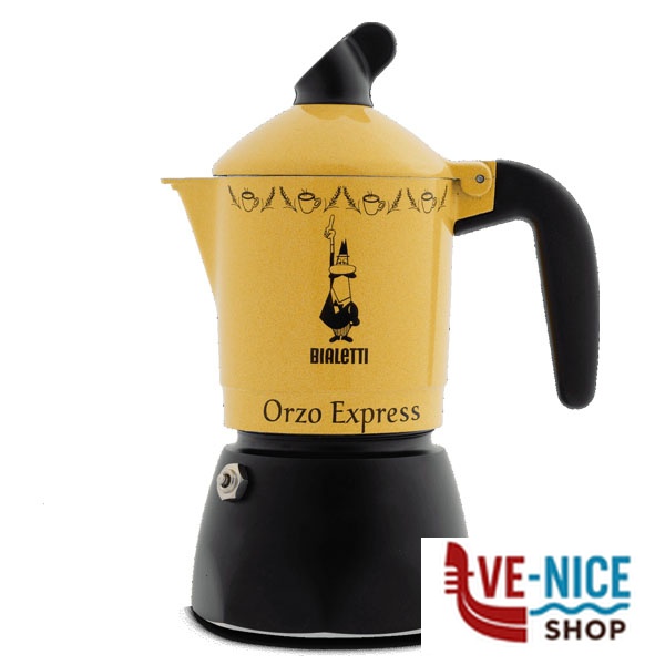 CAFFETTIERA ORZO EXPRESS GIALLA Tz 4 BIALETTI 0002324 CAFFETTIERE C - immagine 4