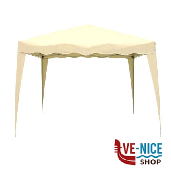 GAZEBO FERRO RAPIDO BIANCO 3x3 VETTE 00884 FG-033 (WHITE) GAZEBO C - immagine 3