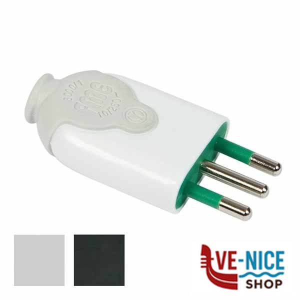 SPINA DIRITTA 16A+T BIANCA 80020 FME 80020 SPINE E ADATTATORI ELETTRICI F - immagine 3