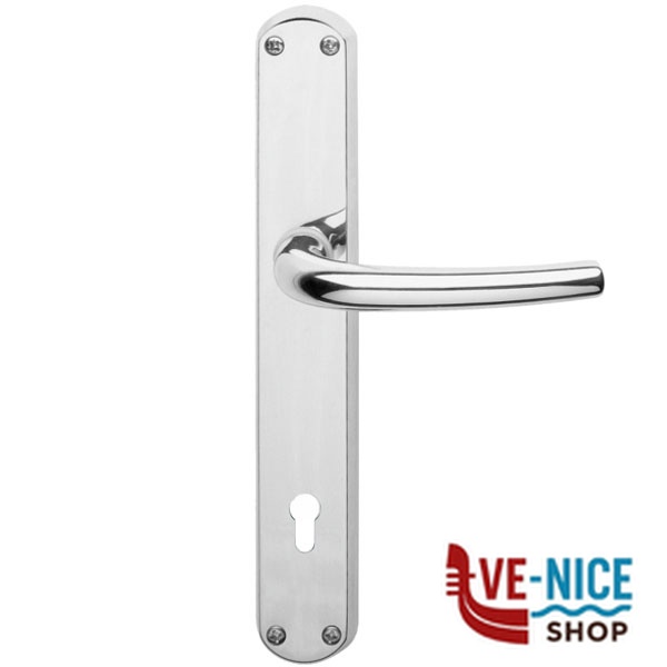 MANIGLIA MILENA OTT CRO SAT PLACCA 8x85 YALE 55744088503 GHIDINI F - immagine 3