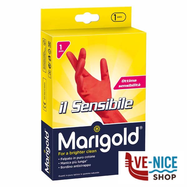 GUANTI DOMESTICI SENSIBILI 6,5 MARIGOLD 175461 GUANTI CASA C - immagine 3