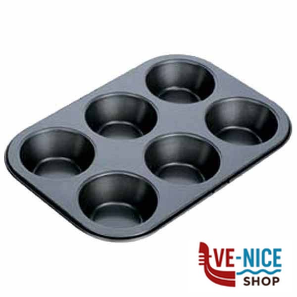 STAMPO MUFFIN POSTI 6 DELICIA TESCOMA 623220 TEGLIE E STAMPI TESCOMA C - immagine 3