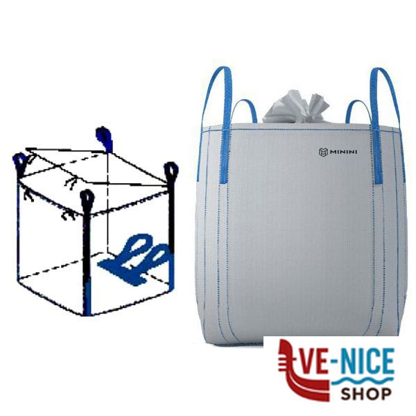 SACCONE MACERIE cm 91x91 h 120 BRET.4+2 TREX 13459 SACCHI MACERIE F - immagine 4