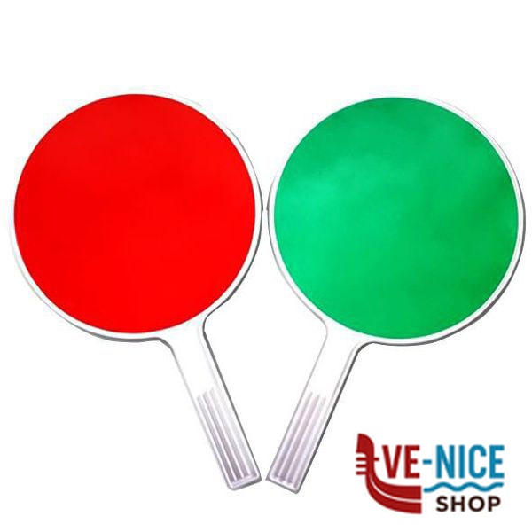 PALETTA SEGNALAZIONE ROSSO/VERDE cm 30 D&B 3150000105 SEGNALETICA F - immagine 2