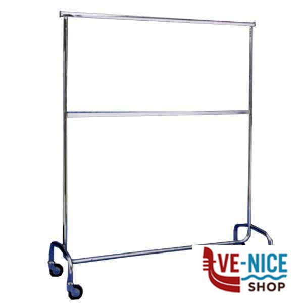 STENDER TELE 2 PIANI h 155/215 ROSA 180 D R100 STENDER E INDOSSATORI C - immagine 2