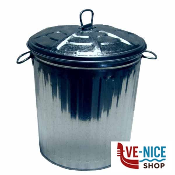 BIDONE IMMONDIZIA LATTA C/COP. l 20 XTRA 03476 200330Z BIDONI IMMONDIZIA C - immagine 2