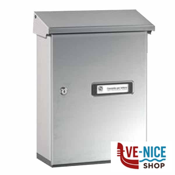 CASSETTA LETTERE INOX TETTO AP 10-017 SILMEC 10-017 CASSETTE LETTERE F - immagine 3