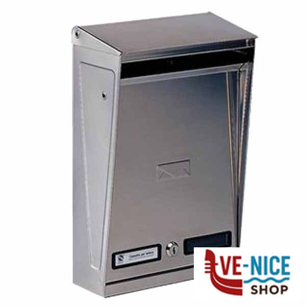 CASSETTA LETTERE INOX TETTO AP 10-012 SILMEC 10-012 CASSETTE LETTERE F - immagine 3