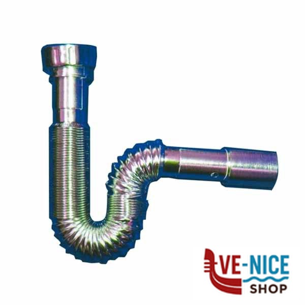 TUBO SCARICO LAVELLI 1"1/2x32 350/750 CROMATO 1X14 TUBI SCARICO LAVELLI F - immagine 3