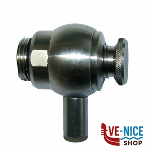 RUBINETTO FUSTO ALIMENTI 1/2" FISSO INOX SALVAGOC. 11700 BIDONCINI C - immagine 2
