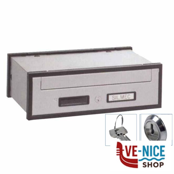 CASELLARIO ORIZ ALL SILVER ANT 30-501 SILMEC 30-501.72 CASSETTE LETTERE F - immagine 2