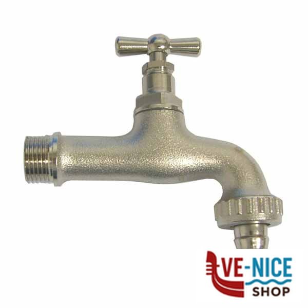 RUBINETTO OTT NIC VITE 3/4" PORTAGOMMA 1" 535020 RUBINETTI F - immagine 3