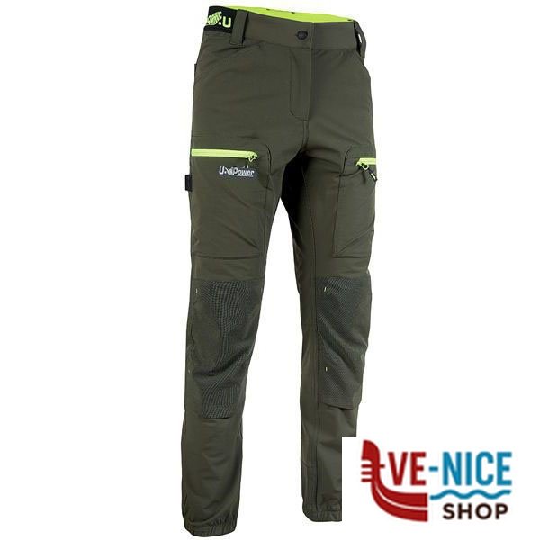 PANTALONE DARK GREEN XL HORIZON UPOWER FU267DG-XL INDUMENTI LAVORO F - immagine 2