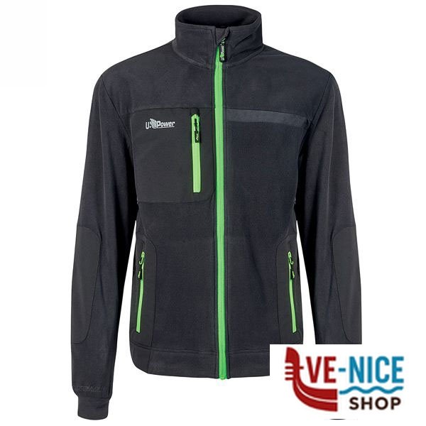 FELPA ASPHALT GREY GREEN XXL VENUS UPOWER FU225RL-XXL INDUMENTI LAVORO F - immagine 2