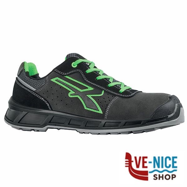 SCARPE TAYLOR GRIGIO/VERDE BASSE 43 S1P UPOWER RK20016-43 SCARPE ANTINFORTUNISTICHE F - immagine 4