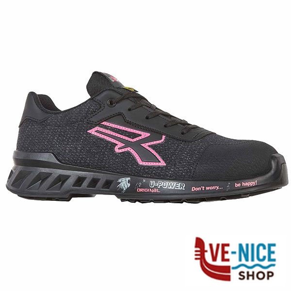 SCARPE MICHELLE GRIGIO/FUCSIA BASSE 37 S1P UPOWER RV20086-37 SCARPE ANTINFORTUNISTICHE F - immagine 2