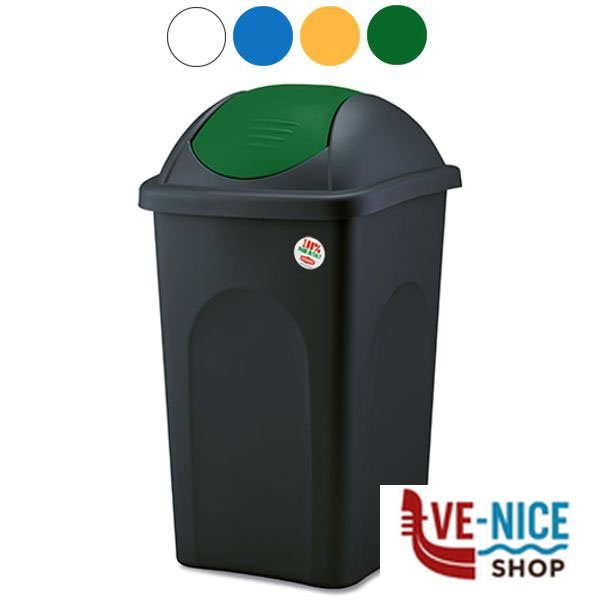 PATTUMIERA BASCUL. MULTIPAT NERO/BLU l 60 STEFANPL 70204 PATTUMIERE DIFFERENZIATE C - immagine 2