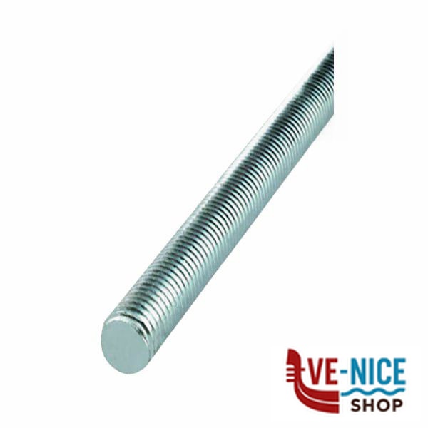 BARRA FILETTATA ACCIAIO ZN 4.8 mm 3 DIN975 BARRE FILETTATE F - immagine 3