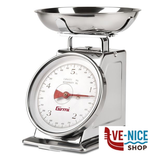 BILANCIA CUCINA MECCANICA kg 5 PS90 GIRMI PS9000 BILANCE CUCINA C - immagine 2