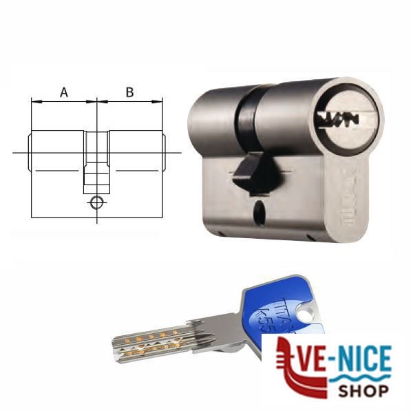 CILINDRO INF. 105-45-60 TITAN K55-4560 DOM K55-4560-5CH+1C CR CILINDRI S - immagine 3