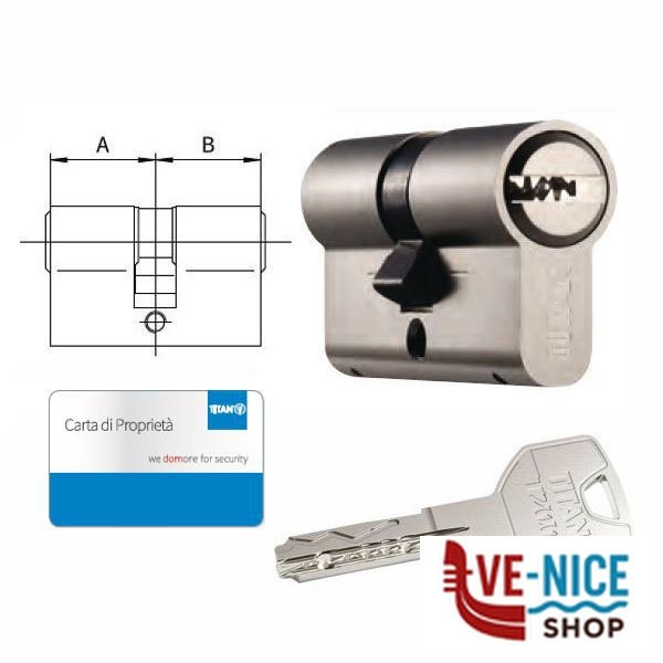 CILINDRO INF. 70-35-35 TITAN T200-3535 DOM T200-NG35355CH1C CR CILINDRI S - immagine 2