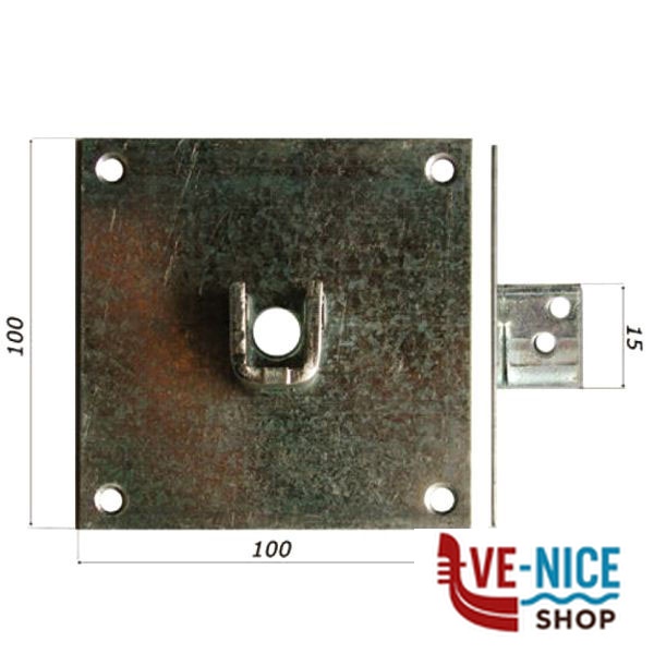 PIASTRA MOLLE COMPENSAZIONE mm 100x100 1105/C ACCESSORI AVVOLGIBILI F - immagine 4