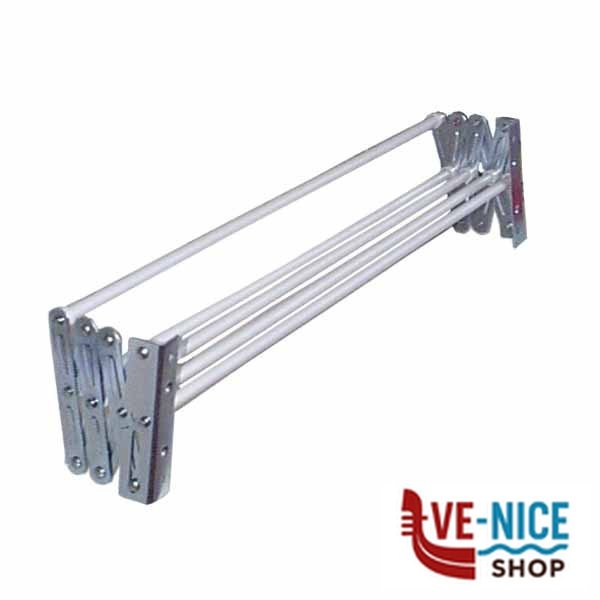 STENDIPANNI FISARMONICA PLASTICATO cm 100 JUMBO 102/3 STENDIPANNI C - immagine 2