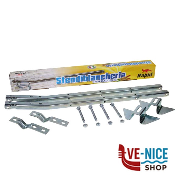 STENDIPANNI STAFFA BALCONI ZN ZB064 STENDIPANNI C - immagine 3