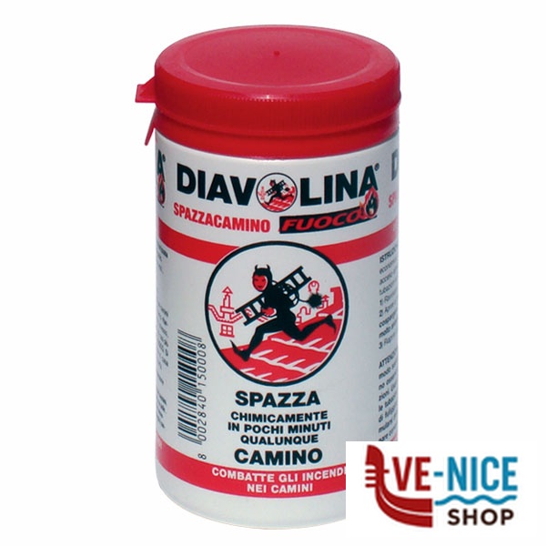 PULITORE SPAZZACAMINO POLVERE g 270 DIAVOLINA 15000 ACCENDITORI-PULITORI F - immagine 4