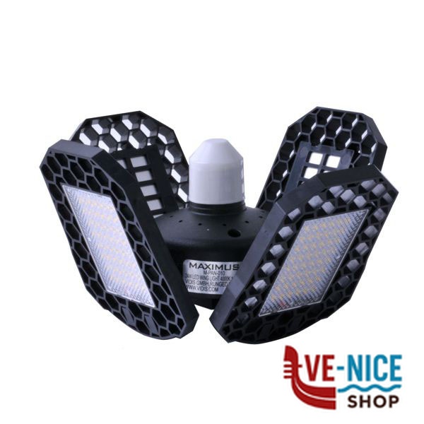 LAMPADA LED WING E27 W 24,0 4000K Lm 2400 MAXIMUS M-PAN-010 LAMPADINE F - immagine 4