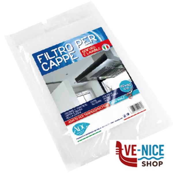 FILTRO CAPPE POLIESTERE cm 40x80 ADG 001336 FILTRI CAPPE C - immagine 2
