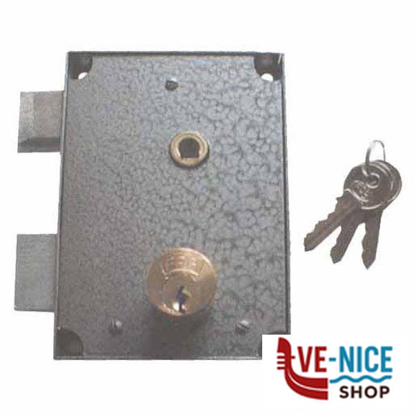 SERRATURA PORTE FERRO CILINDRO LUNGO SX 48 FPB 48CLS FPB SERR.ALL/FERRO APPLIC. S - immagine 2