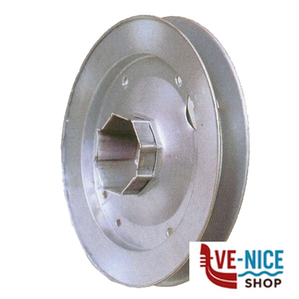 PULEGGIA RULLO METALLO SAGOMATO mm 200 1205/A.N ACCESSORI AVVOLGIBILI F - immagine 3