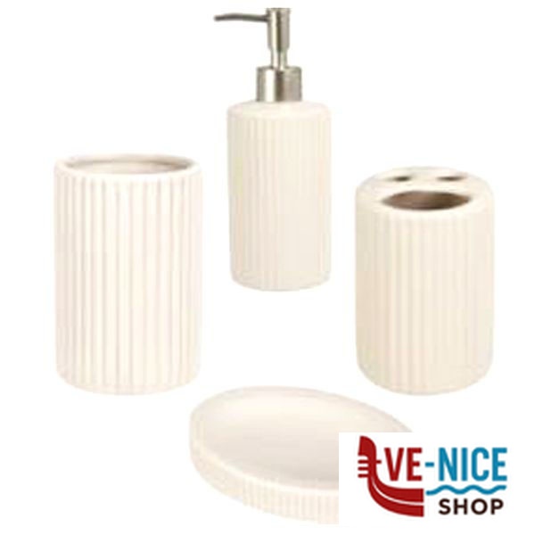 ACCESSORI BAGNO Pz 4 KOOPMAN 795211560 PORTABICCHIERI E SPAZZOLINI C - immagine 2