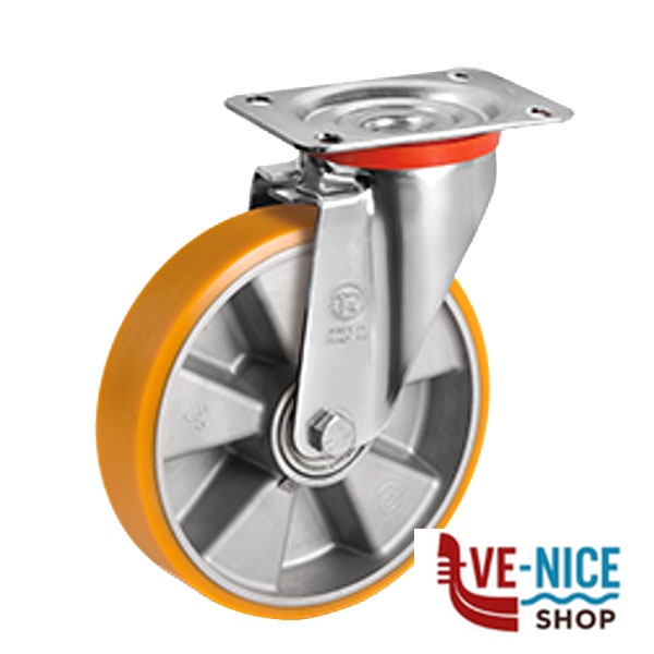 RUOTA POLIURETANO PG 100x85 80x25 659301 TR 659301 RUOTE INDUSTRIALI F - immagine 4