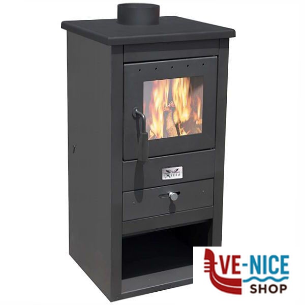 STUFA LEGNA ATHENA BIG ANTRACITE MILLE 568.13 - 4 S STUFE LEGNA F - immagine 4