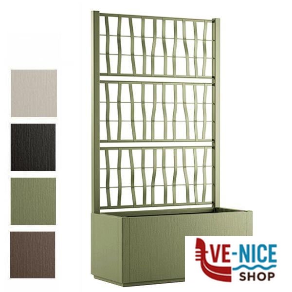 FIORIERA ETHICA RET VERDE OL. 80x36 h 140 STEFANPL 68602 FIORIERE F - immagine 3