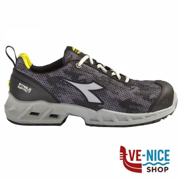 SCARPE SHARK STABLE GRIGIO BASSE 41 S1P DIADORA 181159-C2539 SCARPE ANTINFORTUNISTICHE F - immagine 2