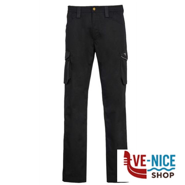 PANTALONE ALL SEASON NERO M STAFF CARGO DIADORA 160301-80013/M INDUMENTI LAVORO F - immagine 2