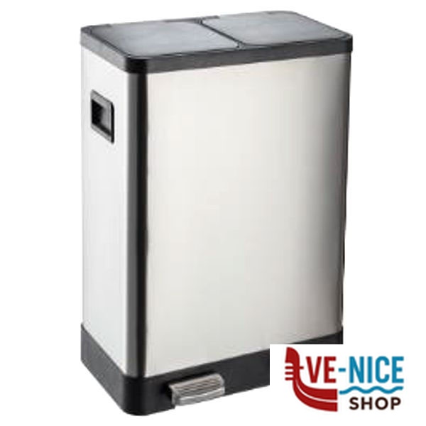 PATTUMIERA DIFFERENZIATA INOX 2 l 40 XTRA 11539 PATTUMIERE DIFFERENZIATE C - immagine 2