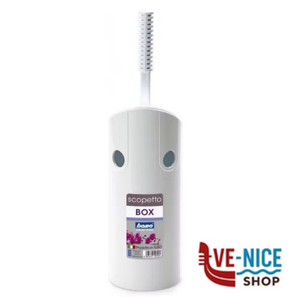 PORTASCOPINO WC BOX BIANCO h 40 BAMA 10050 SCOPINI WC C - immagine 2