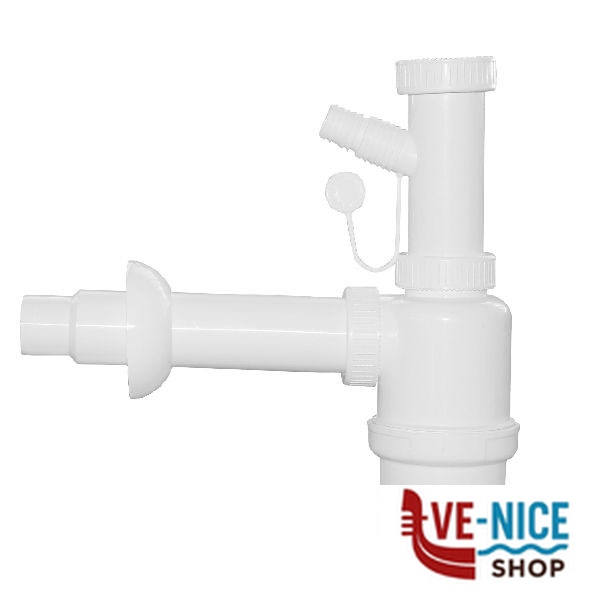SIFONE LAVELLI BOTTIGLIA 1 VIA PP BIANCO 1BW 1BW SIFONI F - immagine 2